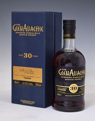 Lot 446 - GlenAllachie Batch number Three, Highland single malt scotch whisky