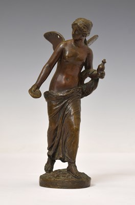 Lot 236 - S. Bechhof (early 20th century) - Cast bronze model of Psyche