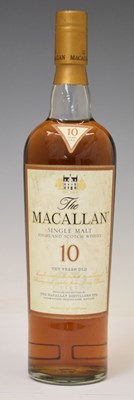 Lot 354 - The Macallan Single Malt Highland Scotch Whisky, 10 Years Old