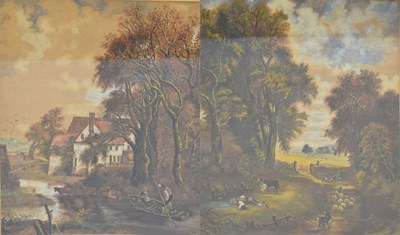 Lot 385 - C*** W*** Passmore (Mid 20th century) - Pair of watercolours