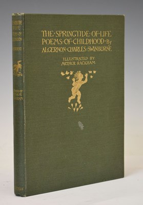 Lot 328 - Algernon Charles Swinburne - 'The Springtide of Life', first edition 1918