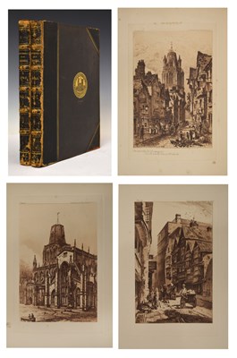 Lot 371 - Charles Bird - 'Picturesque Old Bristol' - Unlettered proof edition, limited, 1885