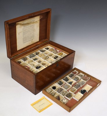 Lot 266 - James Tennant prize geological specimen box