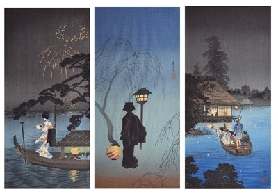 Lot 359 - Takahashi Shotei, (Japanese, 1875-1945) - Three woodblock prints