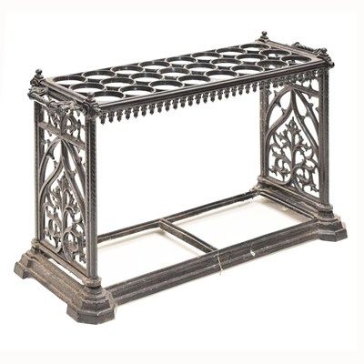 Lot 498 - Late Victorian cast iron umbrella or stick stand