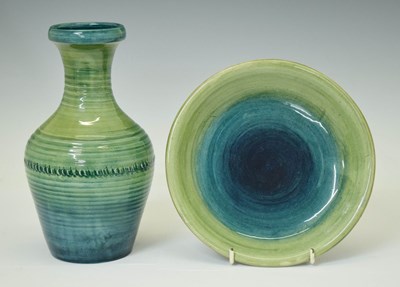 Lot 626 - Moorcroft - 'Natural' vase and dish