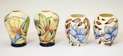 Lot 634 - Moorcroft - Two ovoid vases and two shoulder vases
