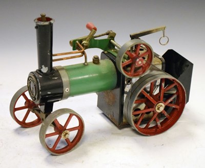Lot 361 - Mamod TE1A Live Steam Tractor (a/f), together with two boxed miniature grinding machines