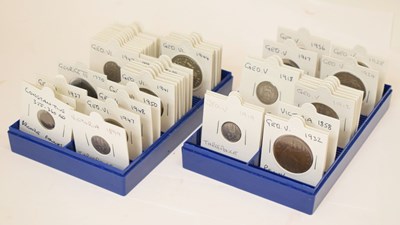 Lot 316 - Quantity of GB silver coinage and other coinage, Queen Victoria, George V, and George VI