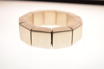 Lot 72 - Gun Thor (Swedish) 'Keystones' silver bracelet