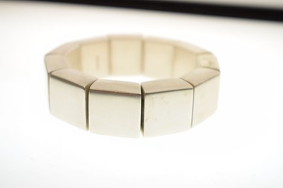 Lot 72 - Gun Thor (Swedish) 'Keystones' silver bracelet