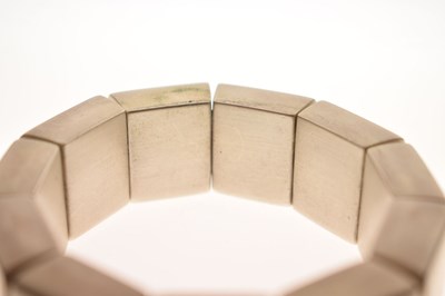 Lot 72 - Gun Thor (Swedish) 'Keystones' silver bracelet