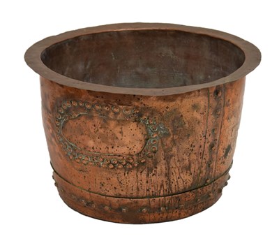 Lot 499 - 19th century copper log bin
