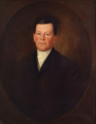 Lot 395 - English School circa 1840, oil on canvas - Portrait of a gentleman
