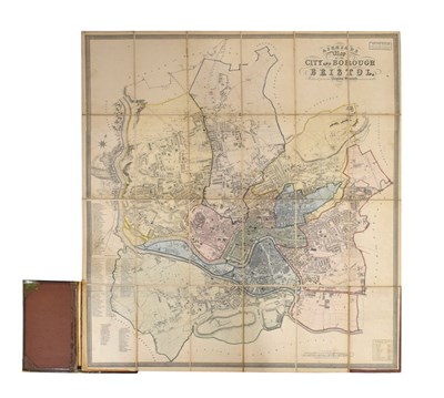Lot 378 - Ashmead's Map of the City and Borough of Bristol