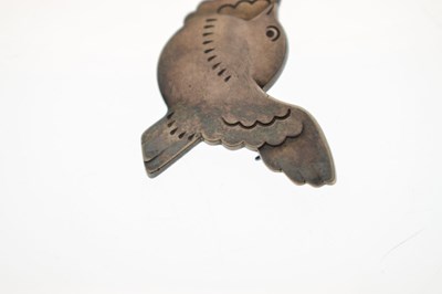 Lot 75 - Georg Jensen silver bird brooch No.320