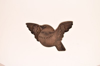 Lot 75 - Georg Jensen silver bird brooch No.320