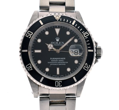 Lot 78 - Rolex - Gentleman's Oyster Perpetual Date Submariner, ref. 16610