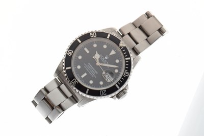 Lot 78 - Rolex - Gentleman's Oyster Perpetual Date Submariner, ref. 16610
