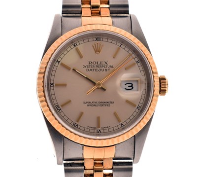 Lot 80 - Rolex - Gentleman's Oyster Perpetual Datejust bracelet watch, ref 16233