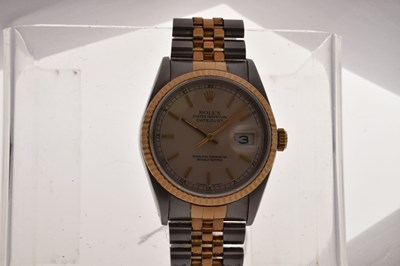 Lot 80 - Rolex - Gentleman's Oyster Perpetual Datejust bracelet watch, ref 16233