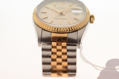 Lot 80 - Rolex - Gentleman's Oyster Perpetual Datejust bracelet watch, ref 16233