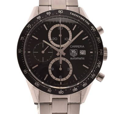 Lot 95 - Tag Heuer - Gentleman's Carrera Automatic bracelet watch, model CV2010