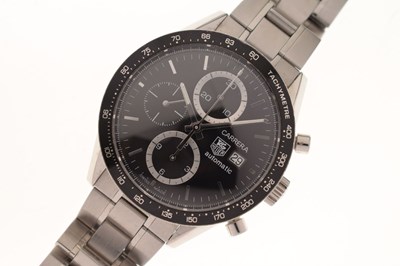 Lot 95 - Tag Heuer - Gentleman's Carrera Automatic bracelet watch, model CV2010