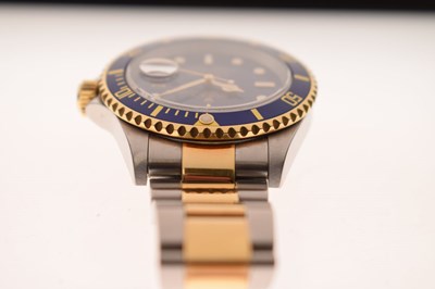 Lot 79 - Rolex - Gentleman's Submariner two-tone stainless steel bracelet watch, ref.16613