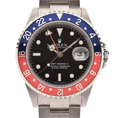 Lot 77 - Rolex - Gentleman's GMT Master II Superlative Chronometer, ref.16710