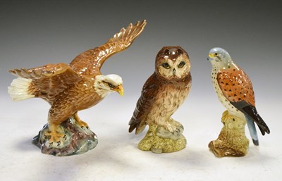 Lot 415 - Beswick Bald Eagle 1018, Beswick Kestral 2316 and a