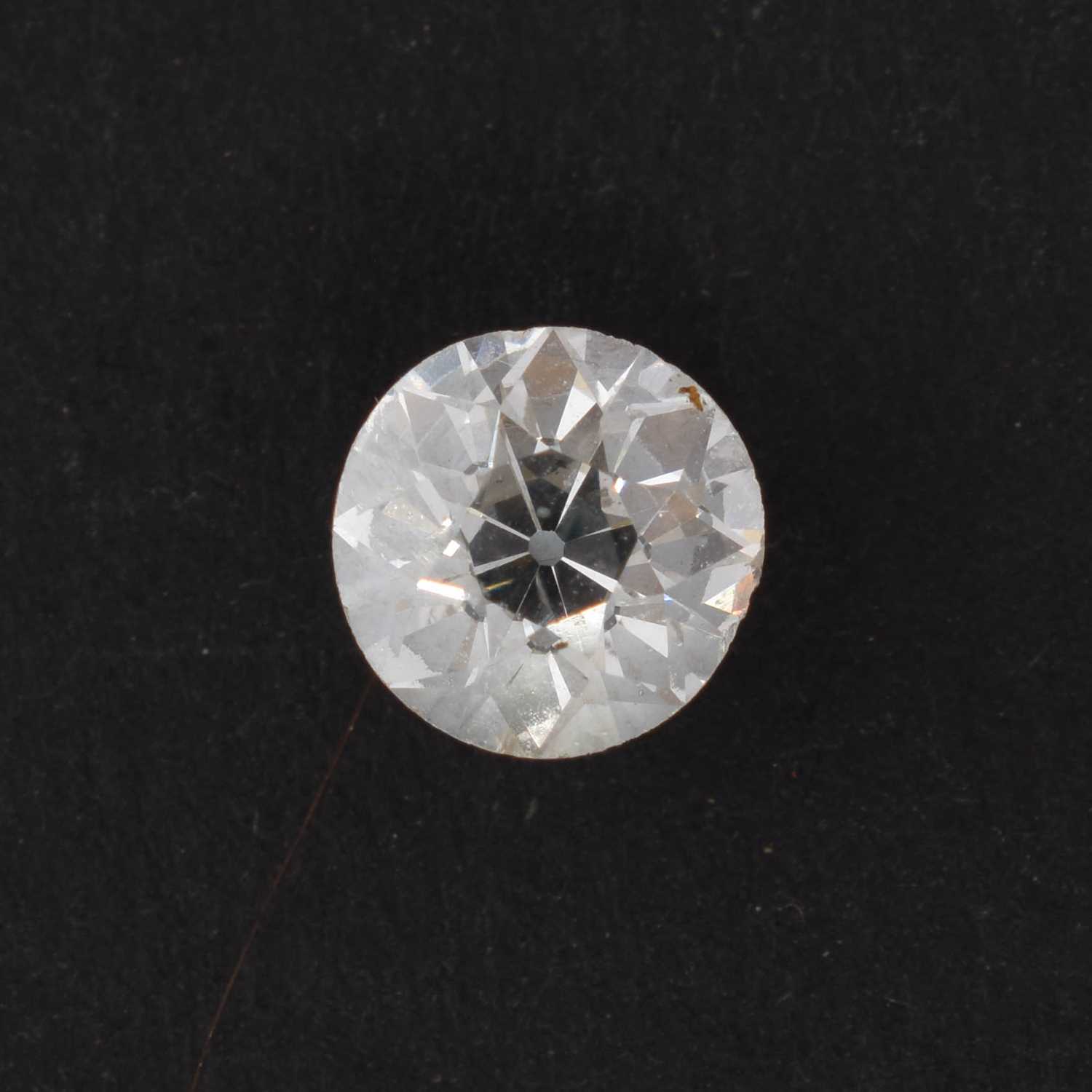 Lot 76 - Diamond, loose, modern round brilliant cut, calculated weight approx 1.0 carat