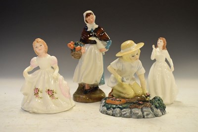 Lot 412 - Four Royal Doulton Figures