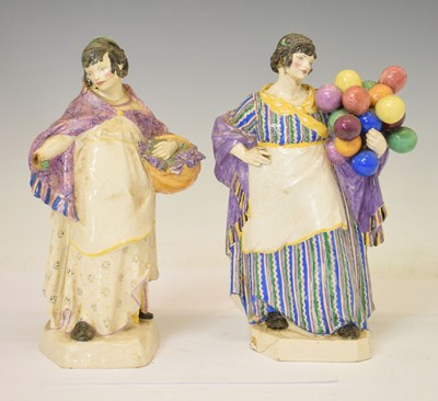 Lot 607 - Charles Vyse (1882-1971) - Two Chelsea Pottery figures