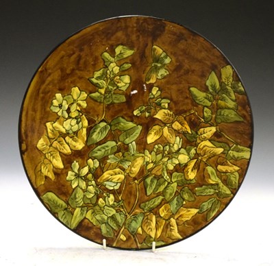 Lot 413 - Lambeth Faience plate/charger