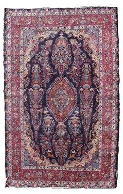 Lot 373 - Antique Central Persian wool carpet