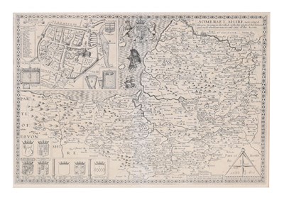 Lot 379 - John Speed / Speede, (1552-1629) 'Somerset-Shire Described'