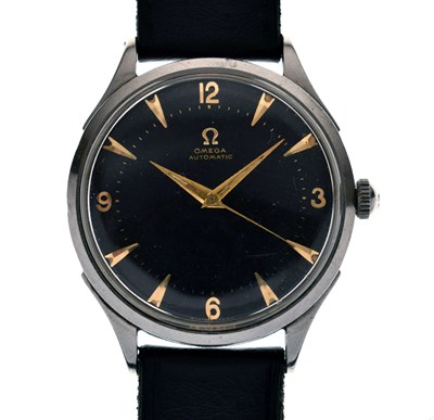 Lot 85 - Omega - Gentleman's stainless steel cased wristwatch, ref. 2637-3 SC, circa 1950