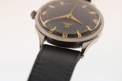 Lot 85 - Omega - Gentleman's stainless steel cased wristwatch, ref. 2637-3 SC, circa 1950