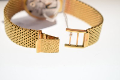 Lot 94 - Zenith - Gentleman's 18ct gold cased bracelet watch, circa 1957