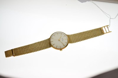 Lot 94 - Zenith - Gentleman's 18ct gold cased bracelet watch, circa 1957