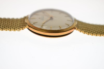 Lot 94 - Zenith - Gentleman's 18ct gold cased bracelet watch, circa 1957