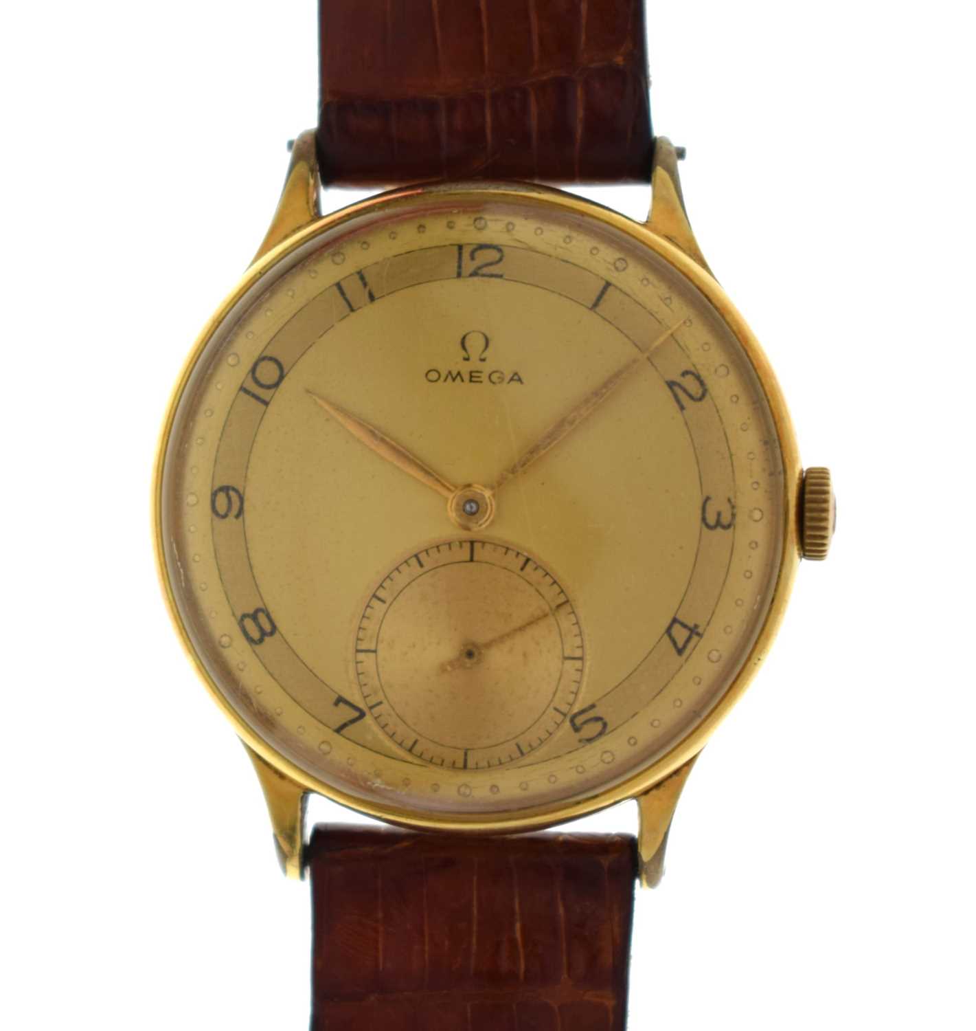 Lot 91 - Omega - Gentleman's gold-plated cased wristwatch, ref. 2317/4