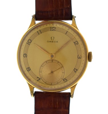 Lot 91 - Omega - Gentleman's gold-plated cased wristwatch, ref. 2317/4