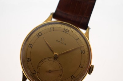 Lot 91 - Omega - Gentleman's gold-plated cased wristwatch, ref. 2317/4
