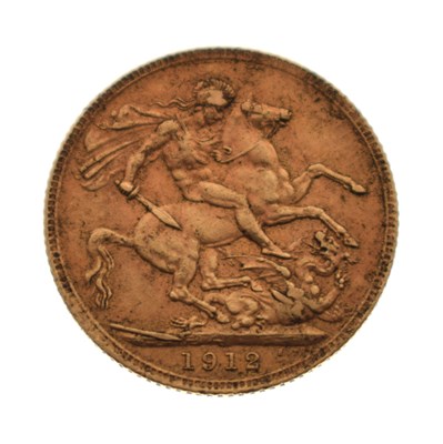 Lot 445 - George V gold sovereign, 1912