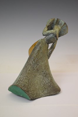 Lot 457 - Philip Jackson (Scottish, b.1944) - Gale Force Nun, limited edition cast bronze figure