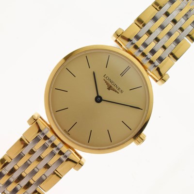 Lot 332 - Longines - Lady's La Grande Classique bracelet watch