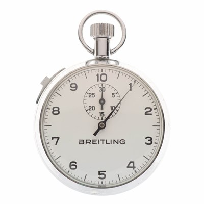 Lot 349 - Breitling - Nickel chromed cased stopwatch