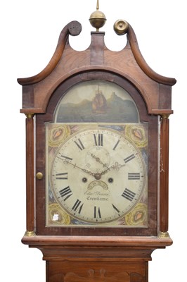 Lot 741 - Early 19th century oak cased 8-day longcase clock, Edward Pearce, Crewkerne